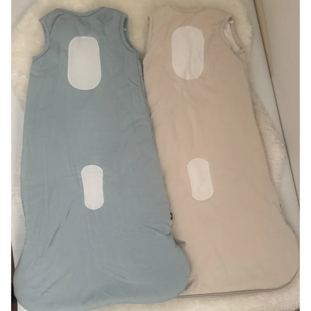Kyte Baby Sleep Bag Bundle Size XS Blue Gray 1.0 TOG Bamboo Sleep Sacks J Zip - Picture 2 of 10